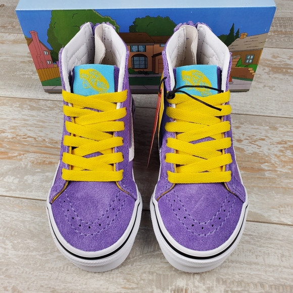 Vans X Simpsons SK8-Hi Zip Lisa 4 Prez - Picture 7 of 9